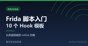 Frida 脚本入门：Hook Java 方法的 10 个常用模板 - 星宇安全实验室-星宇安全实验室